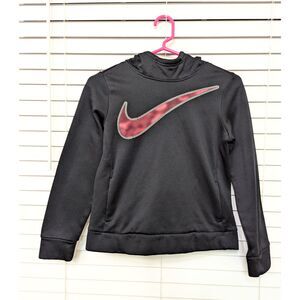Girls Nike Dry Fit Hoodie Black and Pink, Size M